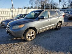 Salvage cars for sale at Gastonia, NC auction: 2007 Hyundai Santa FE GLS