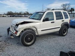 Salvage cars for sale at Riverview, FL auction: 2007 Jeep Liberty Sport