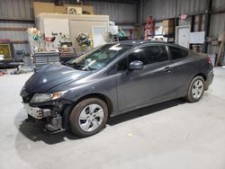 Salvage cars for sale at Rogersville, MO auction: 2013 Honda Civic LX