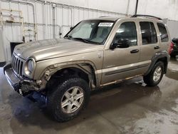 Salvage cars for sale at Avon, MN auction: 2004 Jeep Liberty Sport