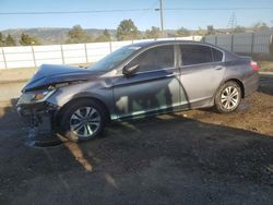 Salvage cars for sale at San Martin, CA auction: 2015 Honda Accord LX