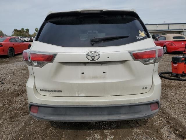 2016 Toyota Highlander LE