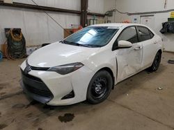 Toyota Corolla l Vehiculos salvage en venta: 2017 Toyota Corolla L