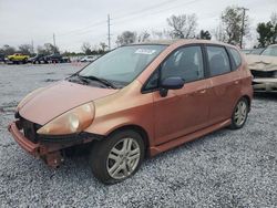 Salvage cars for sale at Riverview, FL auction: 2007 Honda FIT S