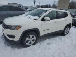 Jeep salvage cars for sale: 2018 Jeep Compass Latitude