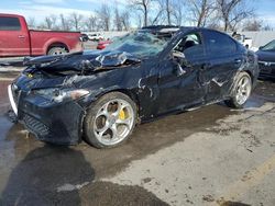 Salvage cars for sale at Bridgeton, MO auction: 2018 Alfa Romeo Giulia TI Q4