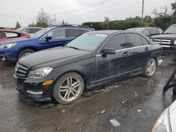 Salvage cars for sale at San Martin, CA auction: 2014 Mercedes-Benz C 250