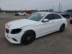 Mercedes-Benz salvage cars for sale: 2021 Mercedes-Benz C300