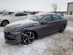 Salvage cars for sale from Copart Kansas City, KS: 2018 Honda Accord Sport