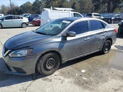 Salvage cars for sale at Savannah, GA auction: 2019 Nissan Sentra S