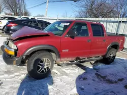 Salvage trucks for sale at Moraine, OH auction: 2004 Chevrolet S Truck S10