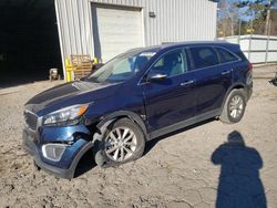 Salvage cars for sale from Copart Austell, GA: 2016 KIA Sorento LX