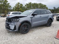 Salvage cars for sale at Houston, TX auction: 2021 KIA Sorento SX