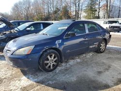 Salvage cars for sale from Copart North Billerica, MA: 2005 Honda Accord EX