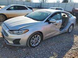 Salvage cars for sale at Oklahoma City, OK auction: 2019 Ford Fusion SE