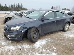 Salvage cars for sale from Copart Bowmanville, ON: 2015 Chevrolet Cruze LT