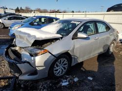 Toyota Corolla salvage cars for sale: 2017 Toyota Corolla L