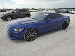 Salvage cars for sale at Arcadia, FL auction: 2015 Ford Mustang GT