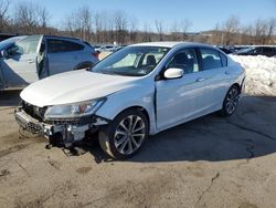 Vehiculos salvage en venta de Copart Marlboro, NY: 2015 Honda Accord Sport