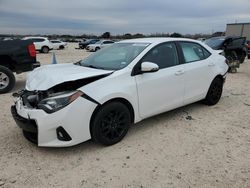 Salvage cars for sale at San Antonio, TX auction: 2016 Toyota Corolla L