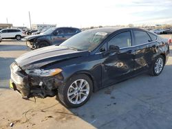 Salvage cars for sale at Grand Prairie, TX auction: 2020 Ford Fusion SE