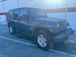 Jeep Wrangler salvage cars for sale: 2010 Jeep Wrangler Unlimited Sport