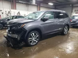 Salvage cars for sale at Elgin, IL auction: 2017 Honda Pilot Elite