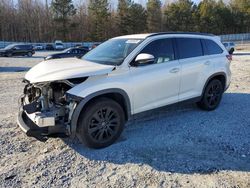 Salvage cars for sale from Copart Gainesville, GA: 2019 Toyota Highlander SE