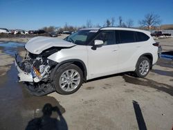 Salvage cars for sale at Bridgeton, MO auction: 2024 Toyota Highlander Hybrid Limited