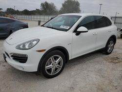 Porsche salvage cars for sale: 2012 Porsche Cayenne S Hybrid