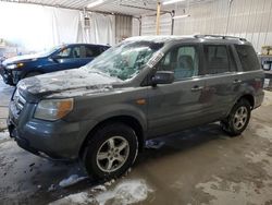 Honda salvage cars for sale: 2007 Honda Pilot EX