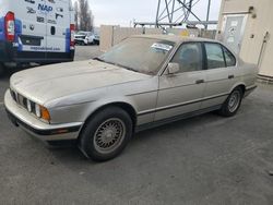 Salvage cars for sale from Copart Hayward, CA: 1990 BMW 535 I