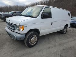 Salvage trucks for sale at Marlboro, NY auction: 2002 Ford Econoline E250 Van