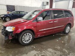 Salvage cars for sale from Copart Avon, MN: 2015 Chrysler Town & Country Touring L