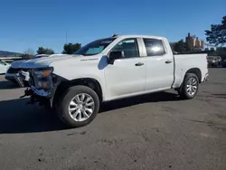 Salvage cars for sale at San Martin, CA auction: 2024 Chevrolet Silverado K1500 Custom