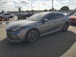 Salvage cars for sale from Copart Miami, FL: 2025 Toyota Camry XSE