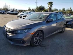 Salvage cars for sale at San Martin, CA auction: 2019 Honda Civic Sport