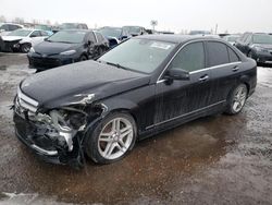 Mercedes-Benz salvage cars for sale: 2012 Mercedes-Benz C 300 4matic