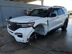 Salvage cars for sale at West Palm Beach, FL auction: 2023 Ford Explorer ST