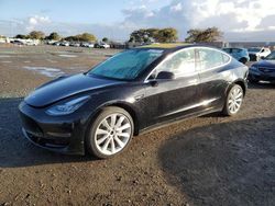 Salvage cars for sale at San Diego, CA auction: 2018 Tesla Model 3