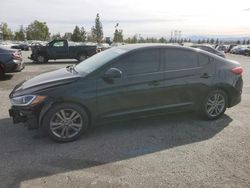 Salvage cars for sale at Rancho Cucamonga, CA auction: 2018 Hyundai Elantra SEL