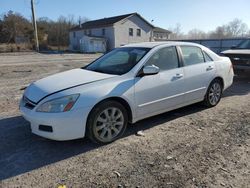 Salvage cars for sale at York Haven, PA auction: 2007 Honda Accord EX