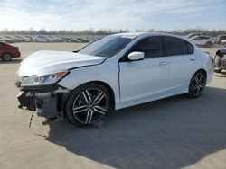 Salvage cars for sale at Fresno, CA auction: 2016 Honda Accord Sport