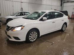 Salvage cars for sale at Franklin, WI auction: 2017 Nissan Sentra S