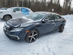 Salvage cars for sale at Cookstown, ON auction: 2019 Honda Civic Touring