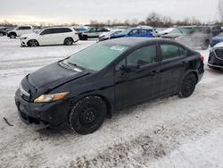 Salvage cars for sale at London, ON auction: 2012 Honda Civic LX