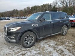 Salvage cars for sale at North Billerica, MA auction: 2023 Infiniti QX80 Luxe