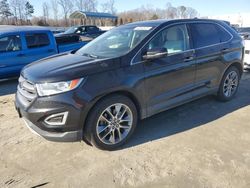 Salvage cars for sale at Spartanburg, SC auction: 2015 Ford Edge Titanium