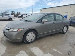 Honda salvage cars for sale: 2007 Honda Civic Hybrid