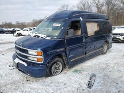 Salvage trucks for sale at Ellwood City, PA auction: 2000 Chevrolet Express G1500